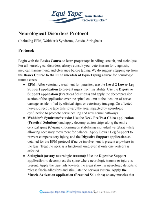 Neurological Disorders Protocol