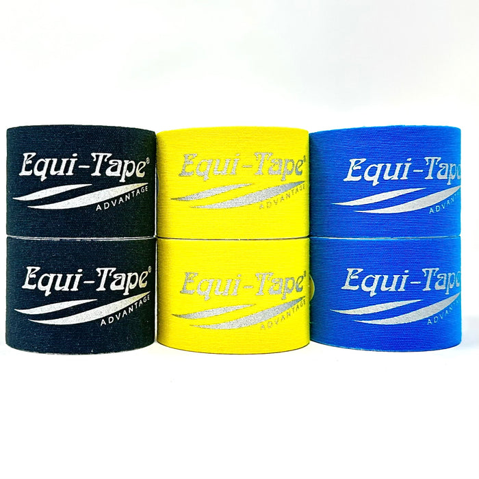 Advantage 2" Color Pack 1 - 2 Rolls of Each (Black - Yellow - Light Blue)