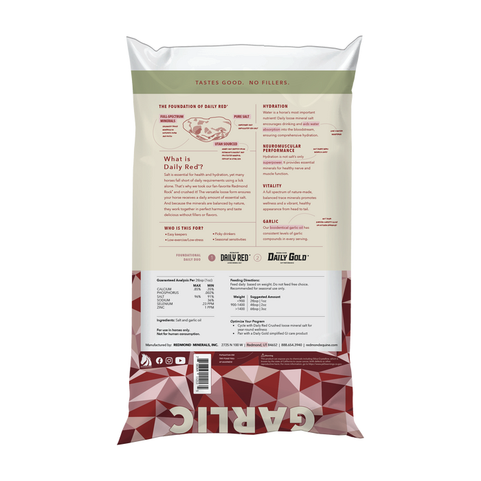 Daily Red® Crushed™ Garlic - Mineral Supplement for Horses