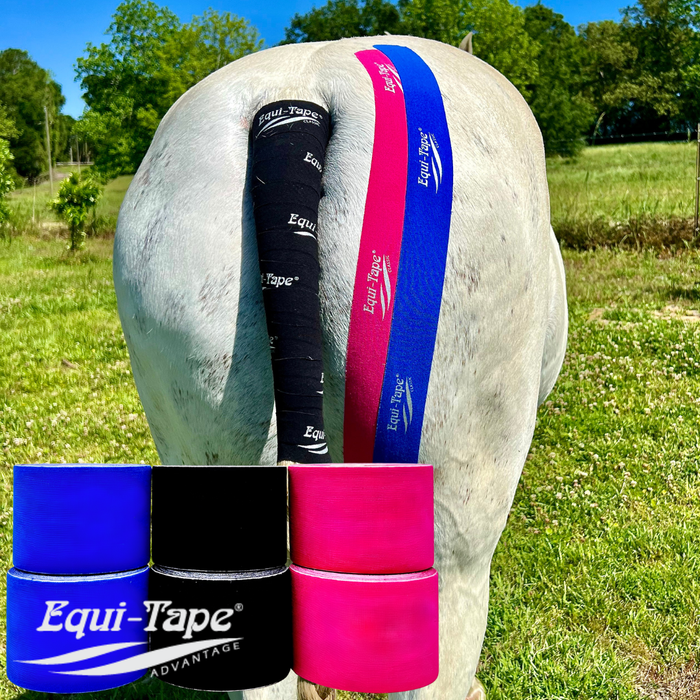 Equi-Tape® Advantage 2" Color Pack - 2 rolls of each Advantage 2" Pink, Black, Royal Blue.