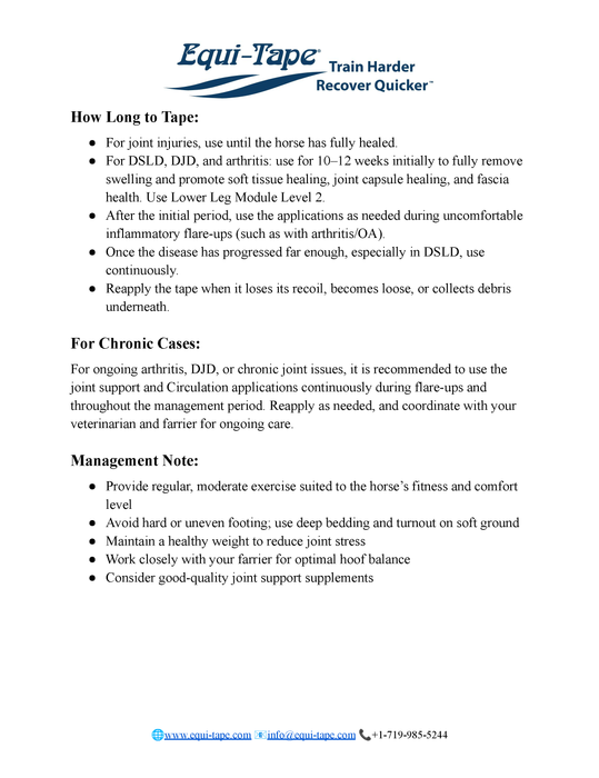 Arthritis/Degenerative Joint Disease Protocol