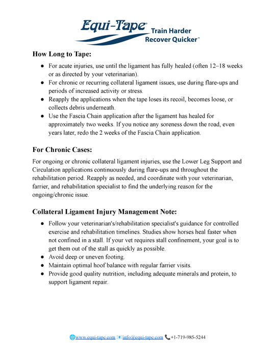 Collateral Ligament Injuries Protocol
