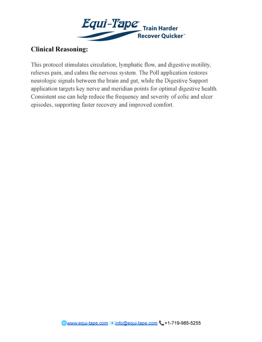 Digestive/Colic & Gastric Ulcer Support Protocol