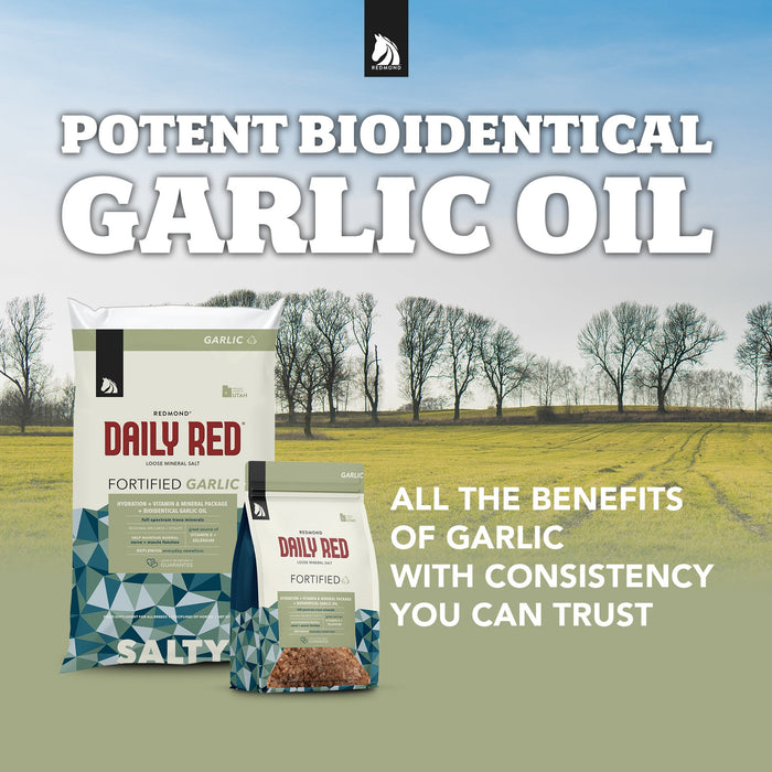 Daily Red® Fortified Garlic - Horse Vitamin & Mineral Supplement