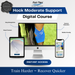 Equi-Tape Hock Module - Level 2 - Moderate Support. This module teaches equine hock anatomy, common hock injuries, and equine kinesiology taping solutions to support injured hocks and prevention. 