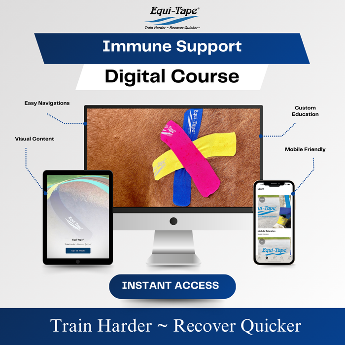 Equi-Tape®'s Practical Solutions ALA Carte application video for equine immune support.