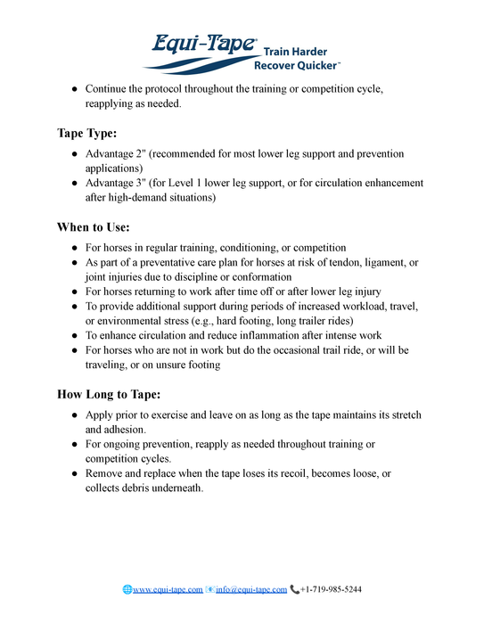 Injury Prevention Protocol