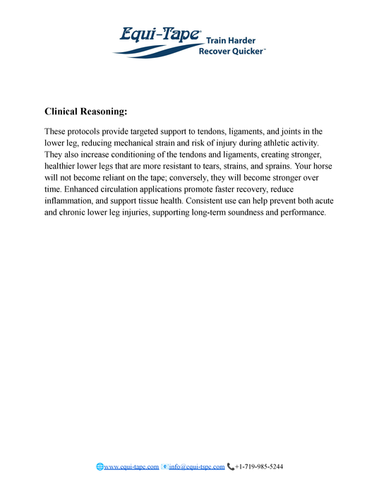 Lower Leg Injury Prevention & Athletic Support Protocol
