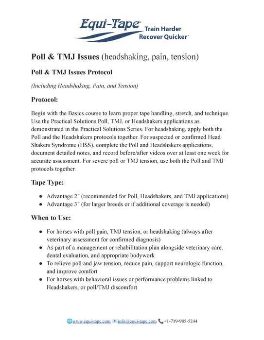 Poll & TMJ Issues Protocol