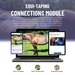 The Equi-Taping® Connection Module teaches equine kinesiology taping for self-carriage, collection aid, encouraging a soft and supple body without the use of harsh training aids. 