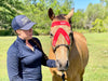 Equi-Tape® application for clogged eye ducts. Use for horse who get clogged eye ducts, gently decompress the area and encourage better circulation and flow.