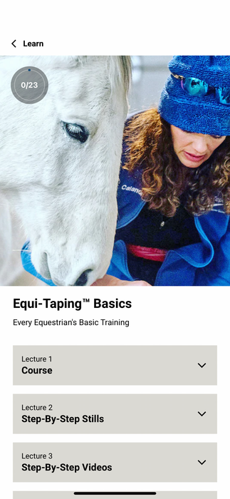 Equi-Taping™ Basics Course - Online Introductory Course